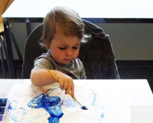 Sensory Play in Paint for Babies - Reno events in January