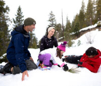 snow activities in Lake Tahoe